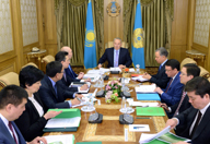 Мемлекет басшысы өткізген кеңесте Ұлттық Банктің есебі қаралды Мемлекет басшысы өткізген кеңесте Ұлттық Банктің есебі қаралды